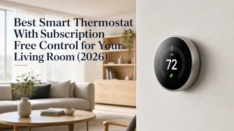 Best Smart Thermostat With Subscription Free Control for