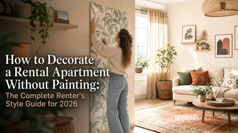 How to Decorate a Rental Apartment Without Painting: The