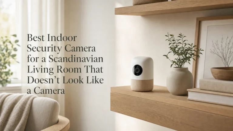 Best Indoor Security Camera for a Scandinavian Living Room