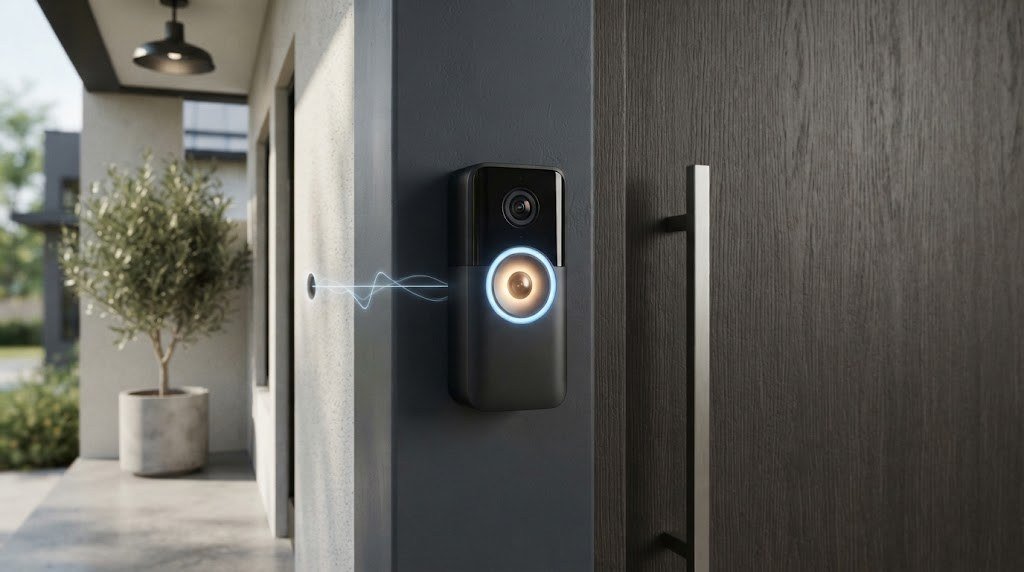Video doorbell powered by a doorbell transformer